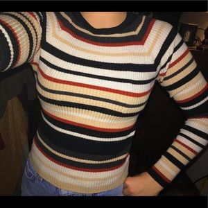 Striped fun sweater!